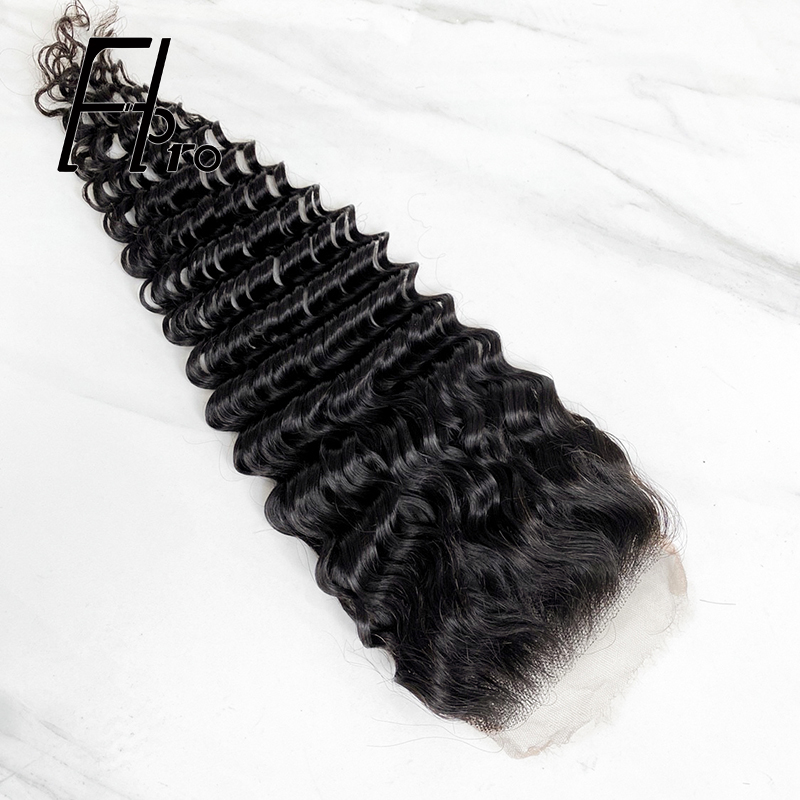 Super Quality 5x5 HD Lace Closure Deep Wave  Virgin Hair